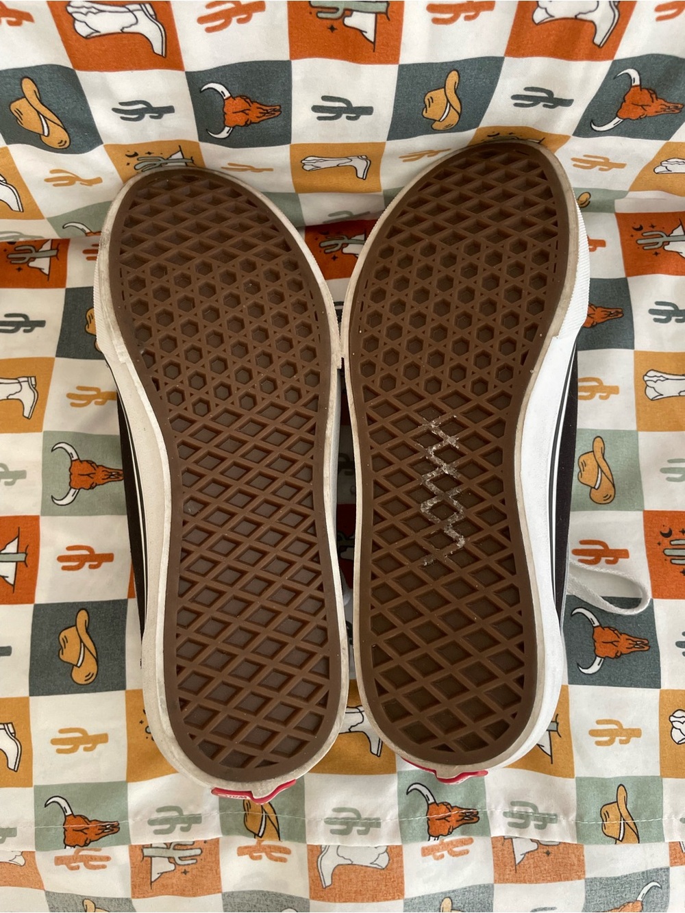 Vans Classic Old Skool Black and White Skate Sneakers - Picture 4 of 7